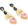 Generique Pince-Tétons Heart Diamond Rose